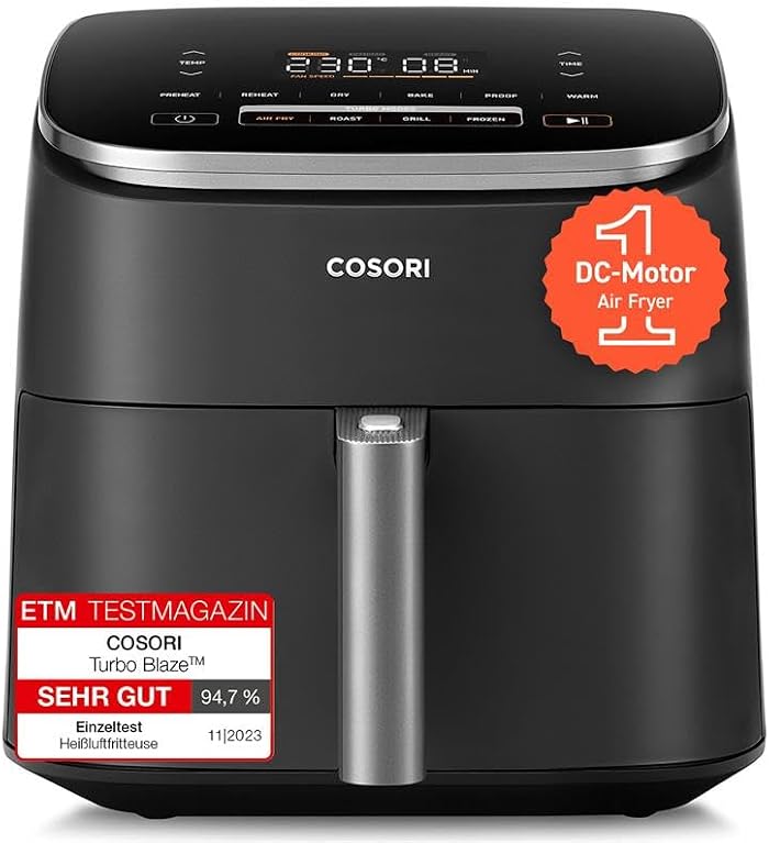 Cosori TurboBlaze: Kann die Heißluftfritteuse wirklich so schnell kochen?